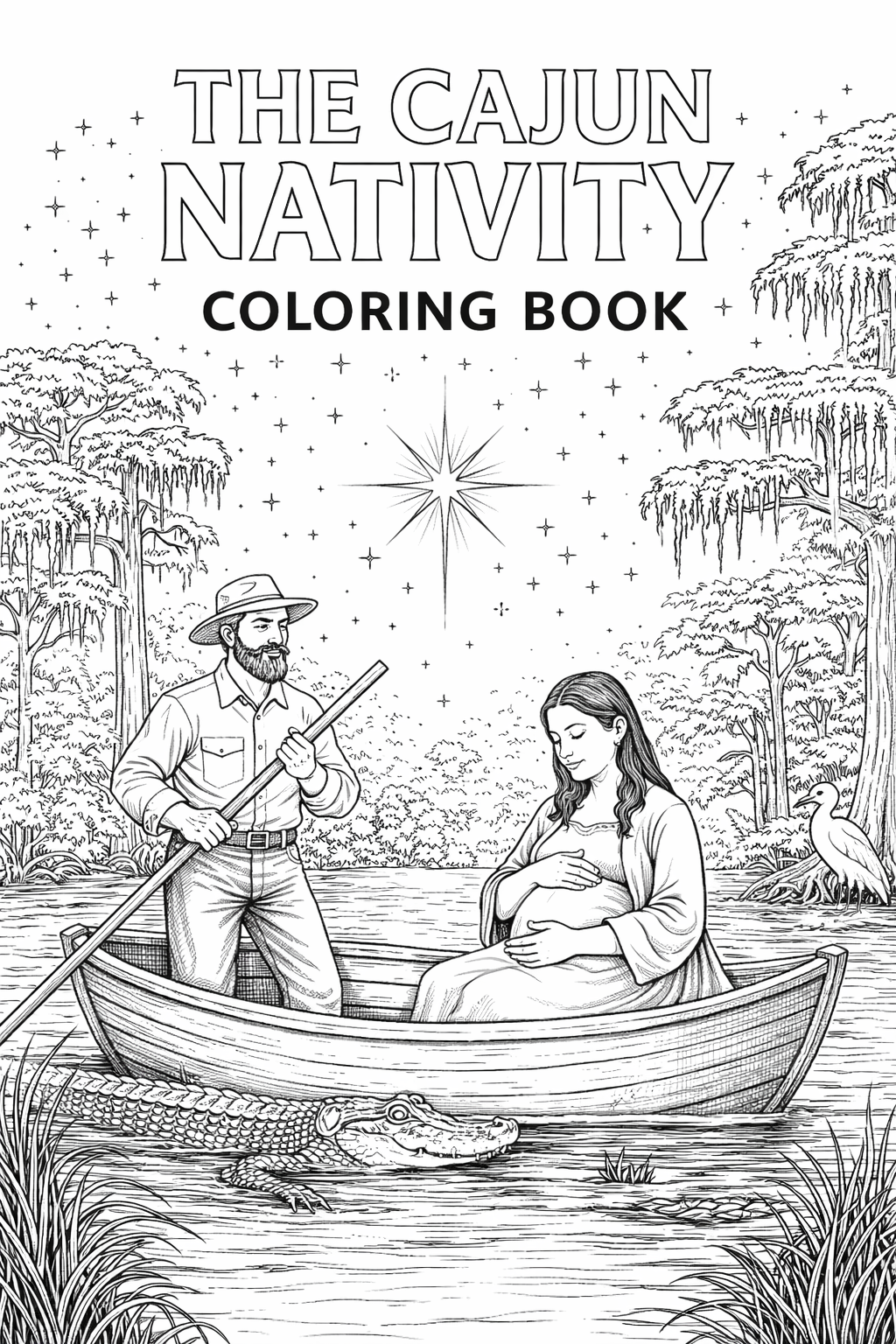 The Cajun Nativity Coloring Book